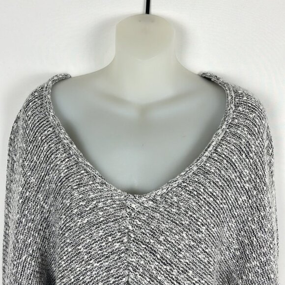 Free People Bright Lights Oversized Lightweight Loose Fit Gray Sweater Size S - Picture 6 of 8